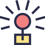 Joystick logo for Girls in Gaming
